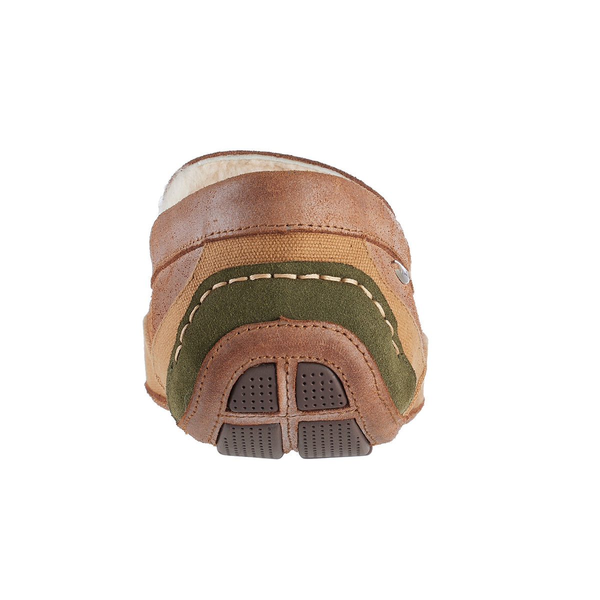 20164 Acorn Mens Hamilton Suede Driving Moccasin #color_buckskin