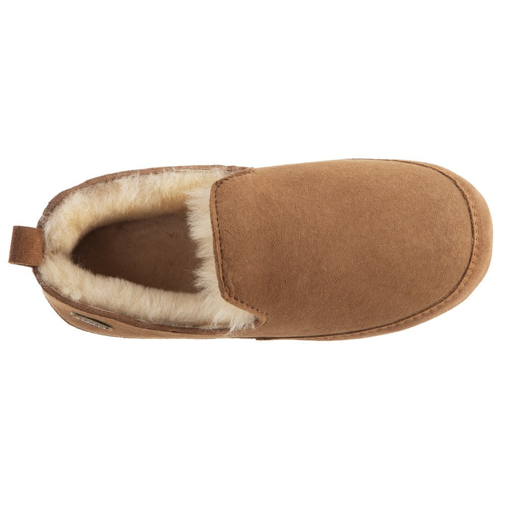 Women’s Ewe Loafer Slipper in Chestnut Inside Top View#color_chestnut