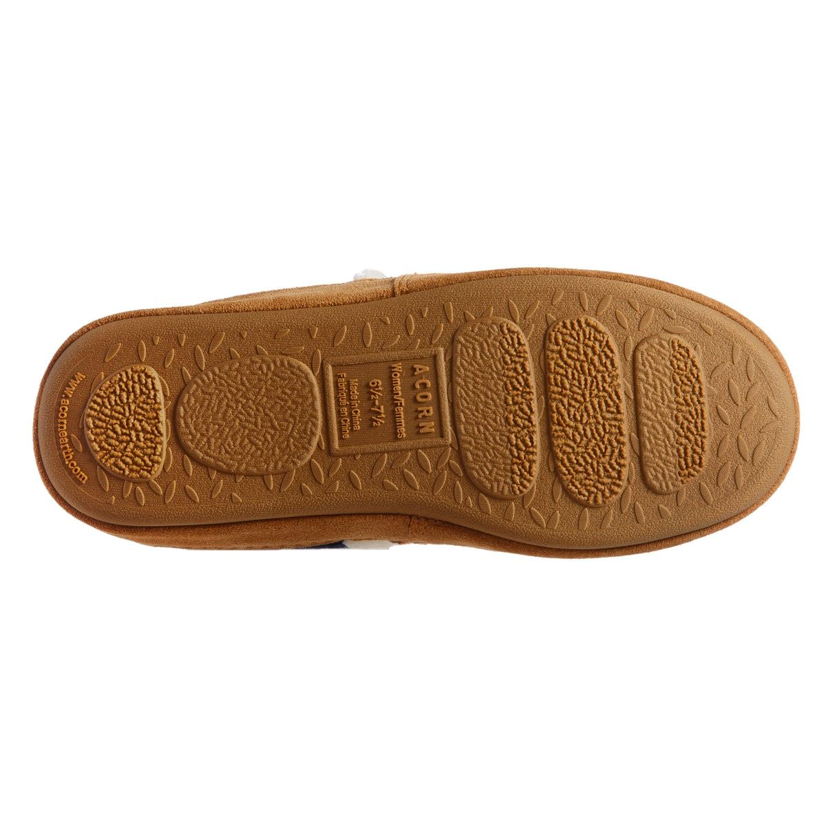 Women's Patchwork Sunset Walnut Moccasin Slipper