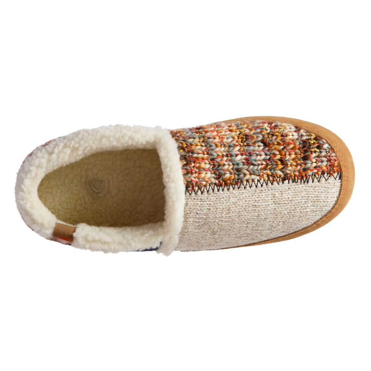 Women's Patchwork Sunset Walnut Moccasin Slipper