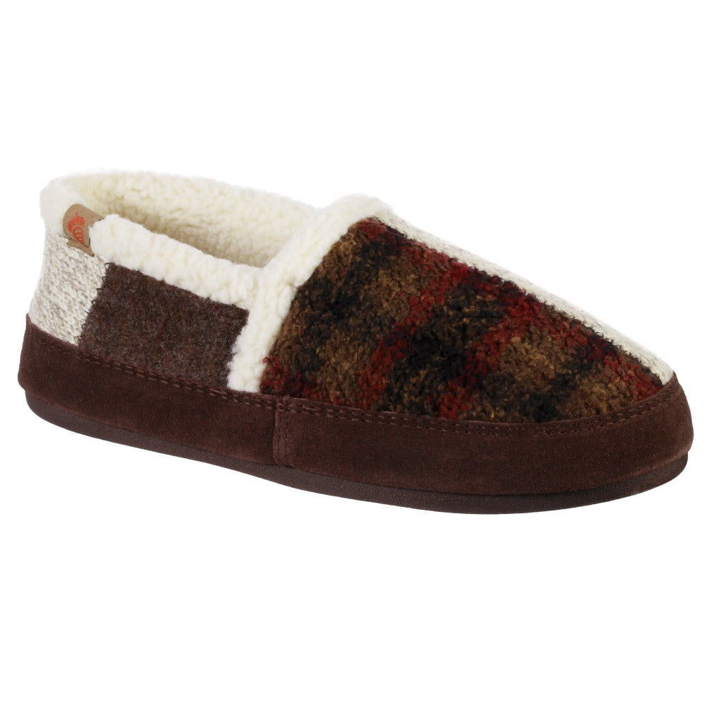 Women's Patchwork Meadow Moc in Walnut Right Angled View#color_walnut
