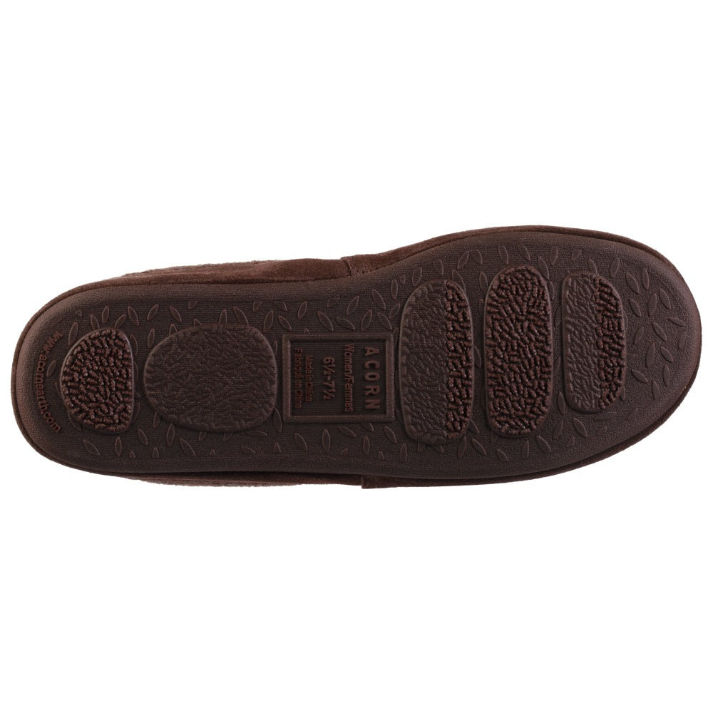 Women's Patchwork Meadow Moc in Walnut Bottom Sole Tread#color_walnut