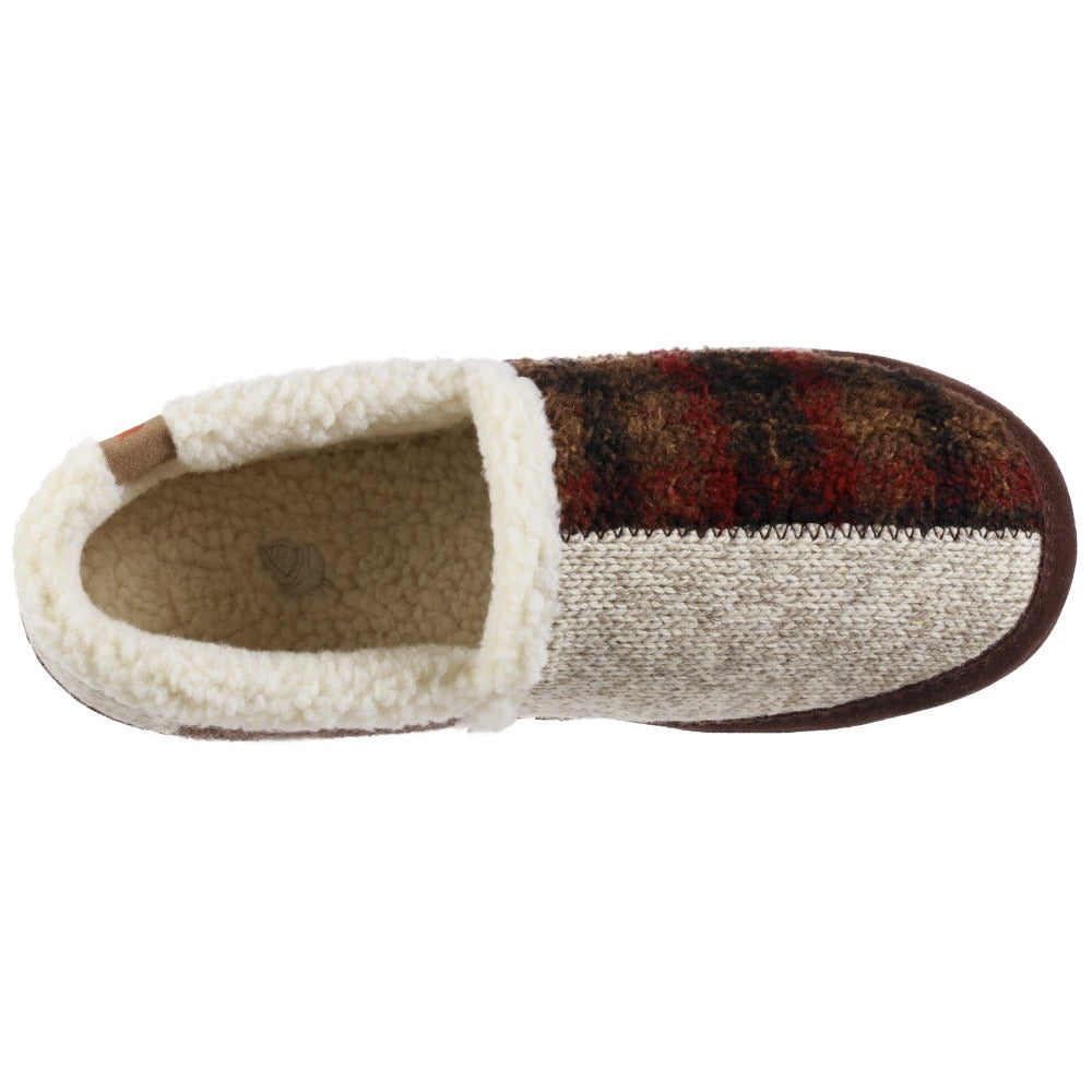Women's Patchwork Meadow Moc in Walnut Inside Top View#color_walnut