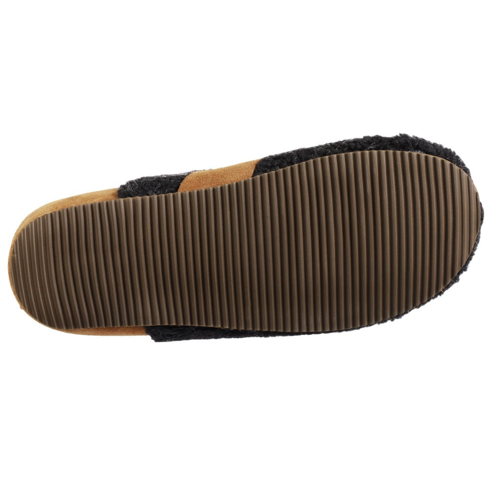Women's Recycled Ela Clog in Black Outdoor Sole View#color_black