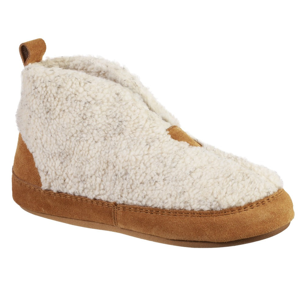 Women's Recycled Ela Booties in Natural Angle View#color_natural