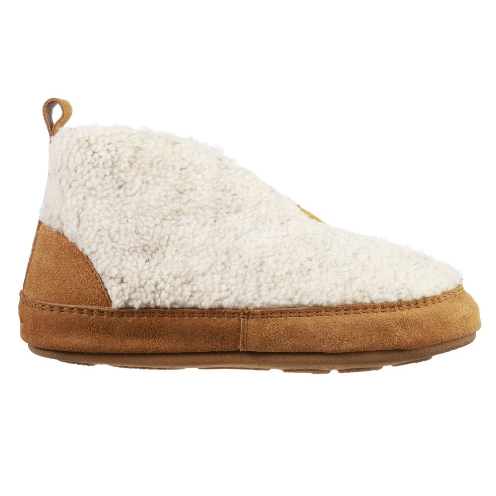 Women's Recycled Ela Booties in Natural Side Profile View#color_natural