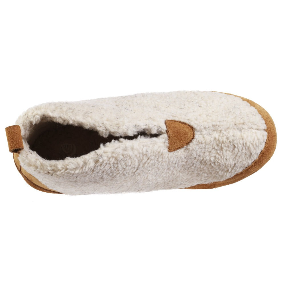 Women's Recycled Ela Booties in Natural Top View#color_natural