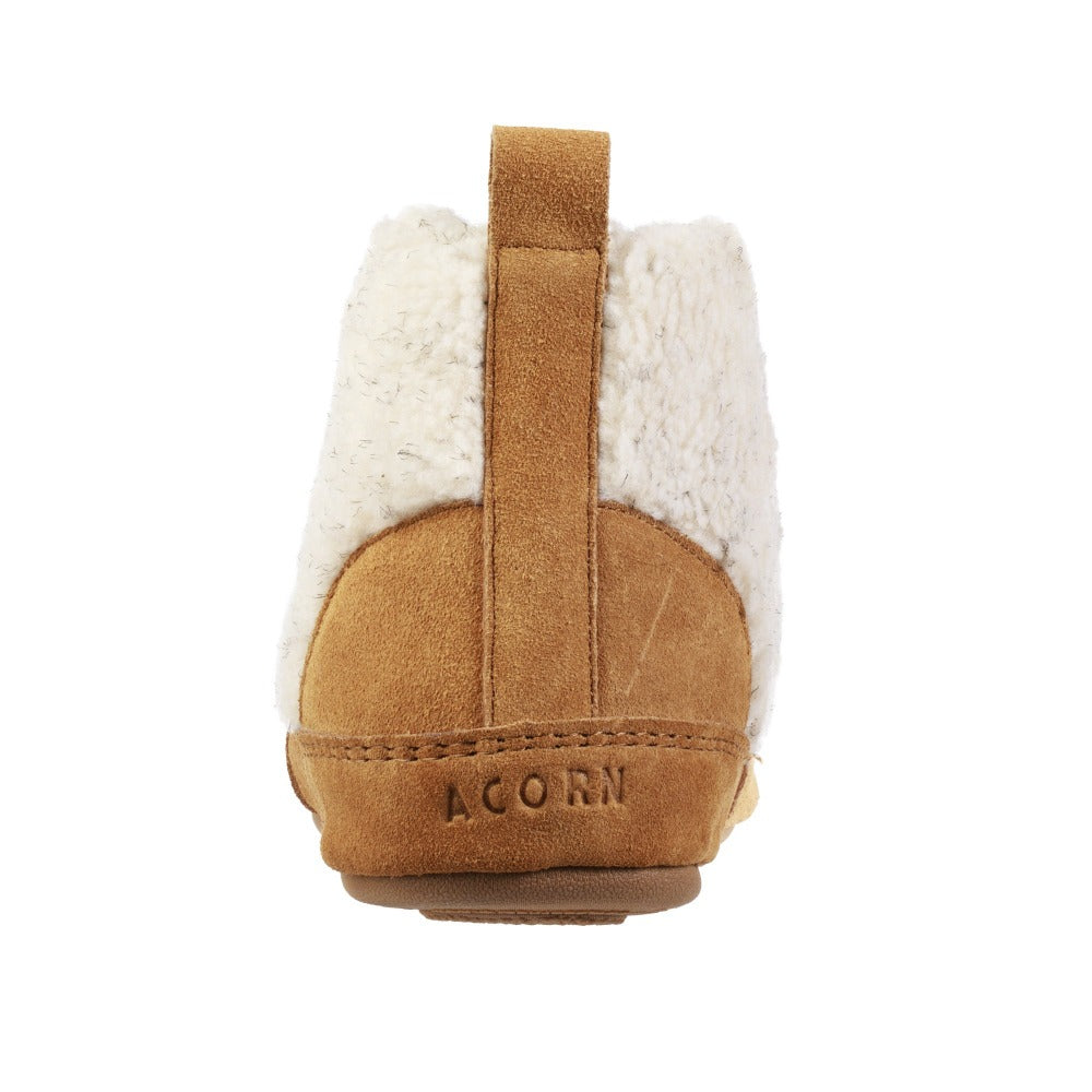 Women's Recycled Ela Booties in Natural Back Heel View#color_natural