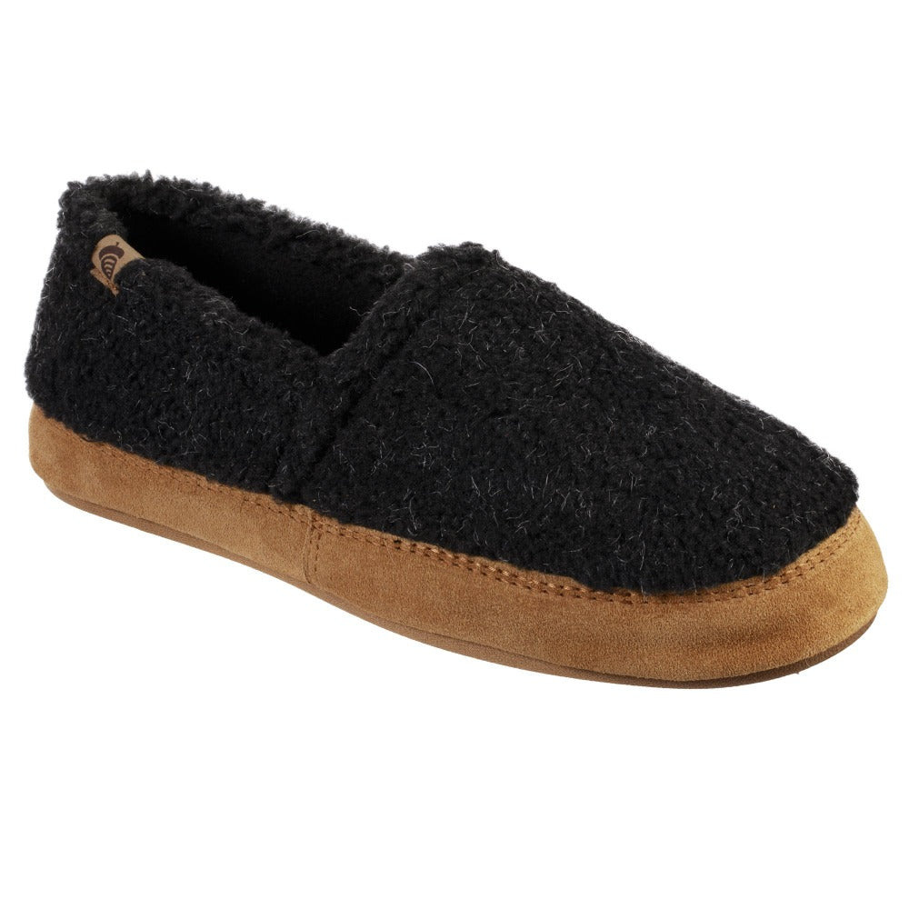 Men's Recycled Callum Moc in Black Right Angled View#color_black