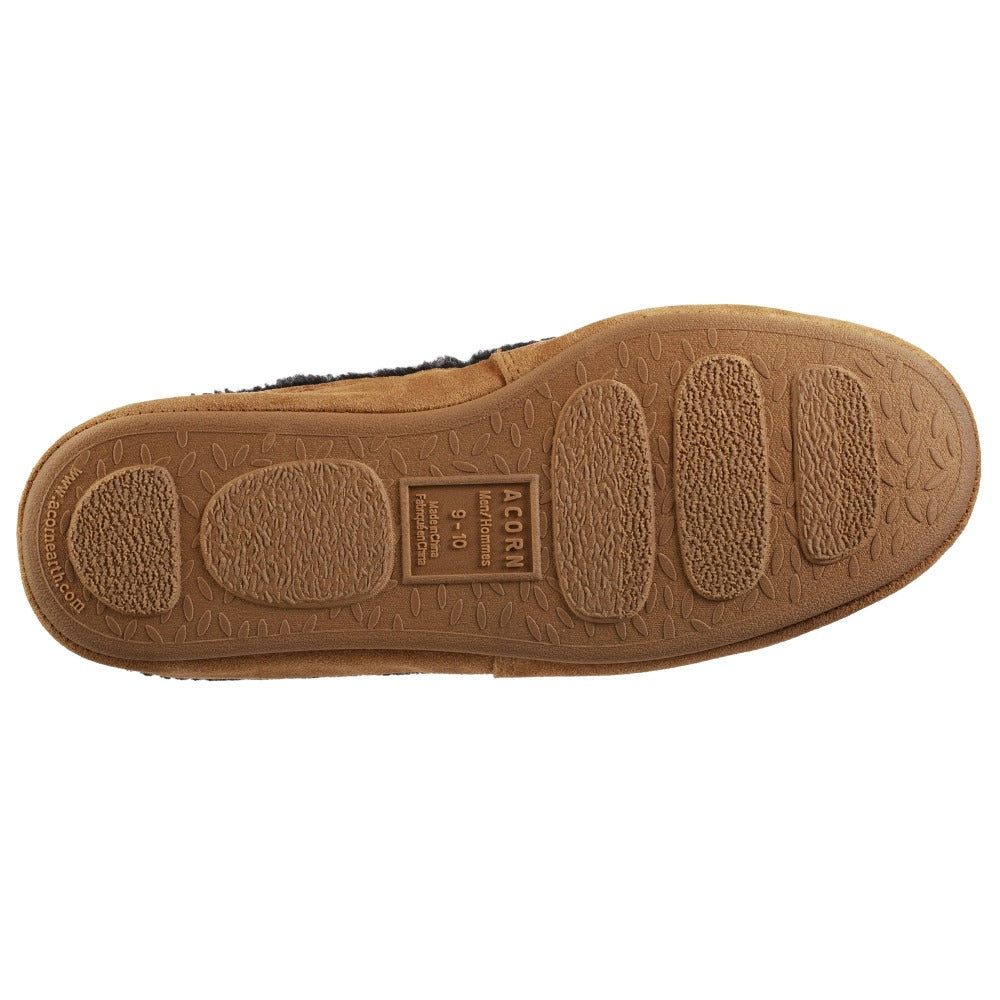Men's Recycled Callum Moc in Black Bottom Sole Tread#color_black