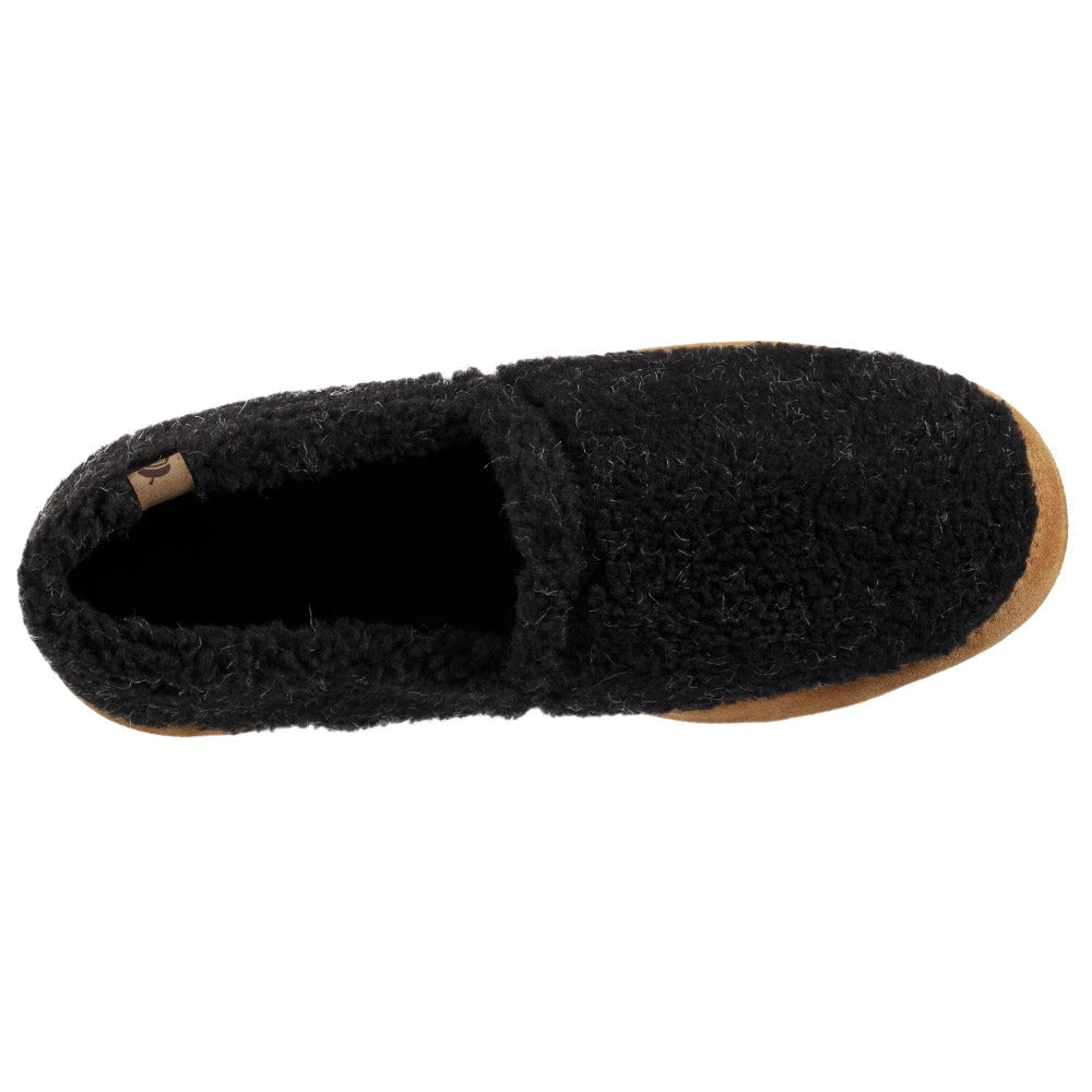 Men's Recycled Callum Moc in Black Inside Top View#color_black