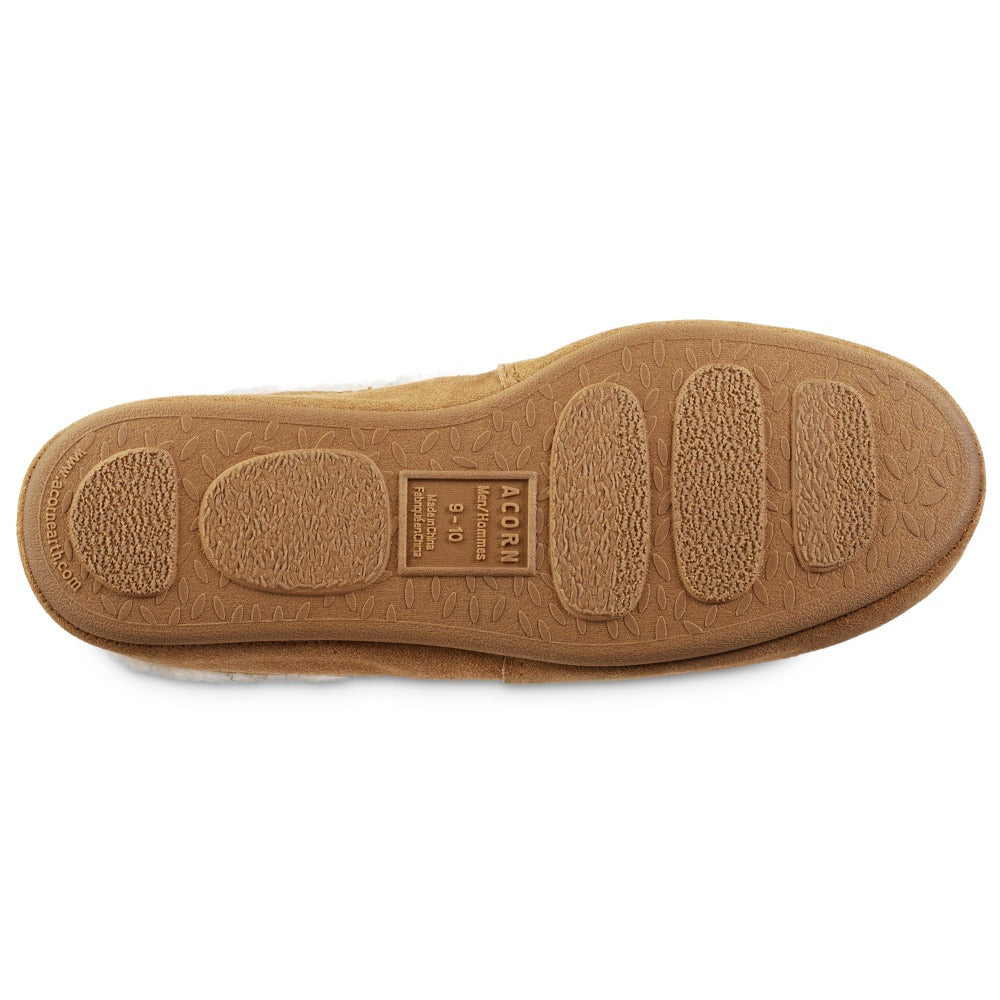 Men's Recycled Callum Moc in Natural/Cream Bottom Sole Tread#color_natural