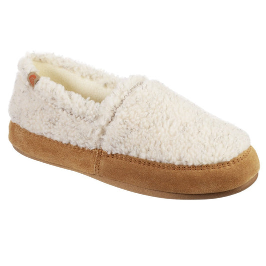 Women's Recycled Ela Moc in Natural/Cream Right Angled View#color_natural