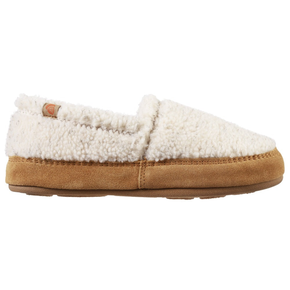Women's Recycled Ela Moc in Natural/Cream Profile#color_natural