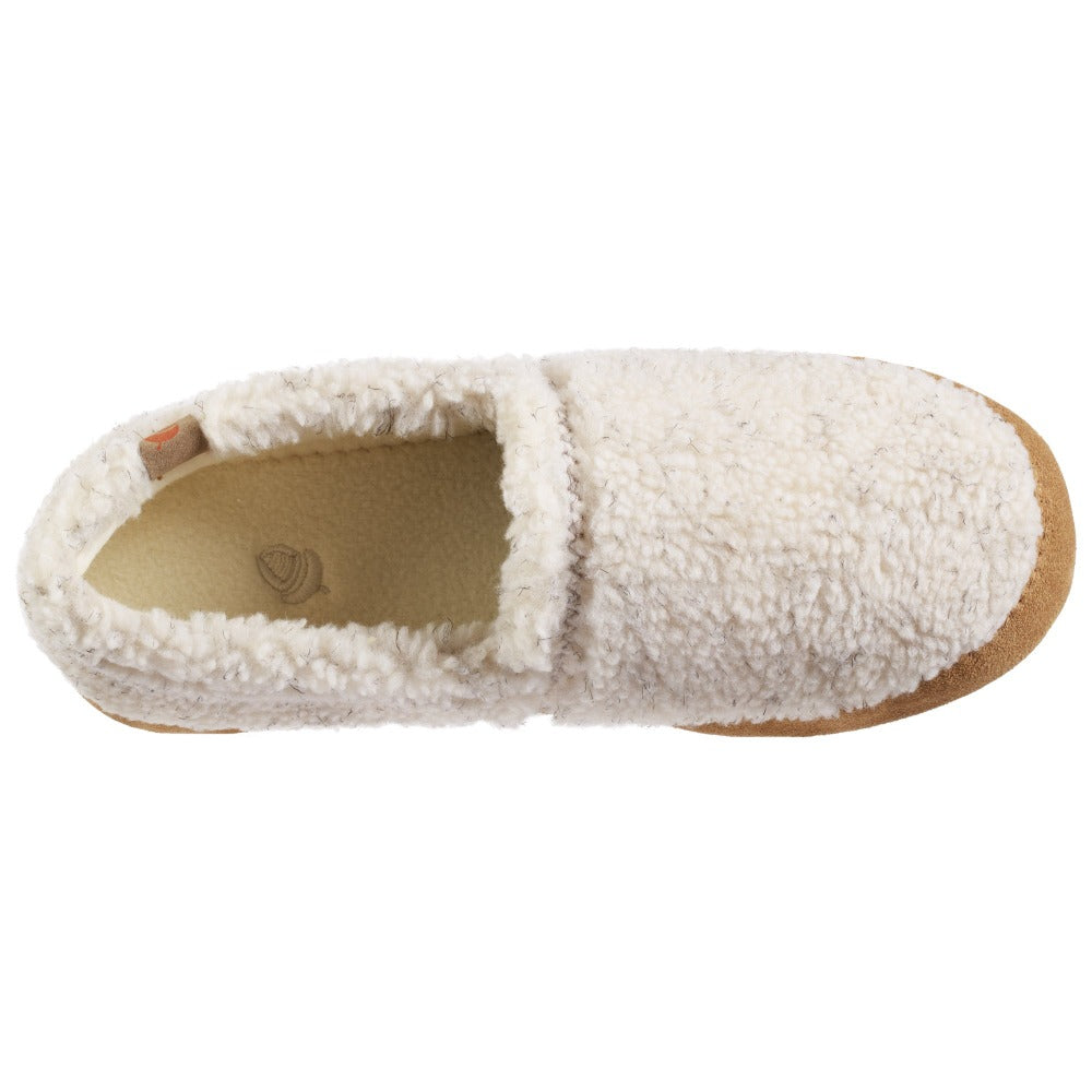 Women's Recycled Ela Moc in Natural/Cream Inside Top View#color_natural