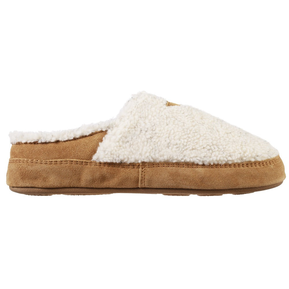 Men's Recycled Callum Hoodback Slippers in Natural Berber Profile#color_natural