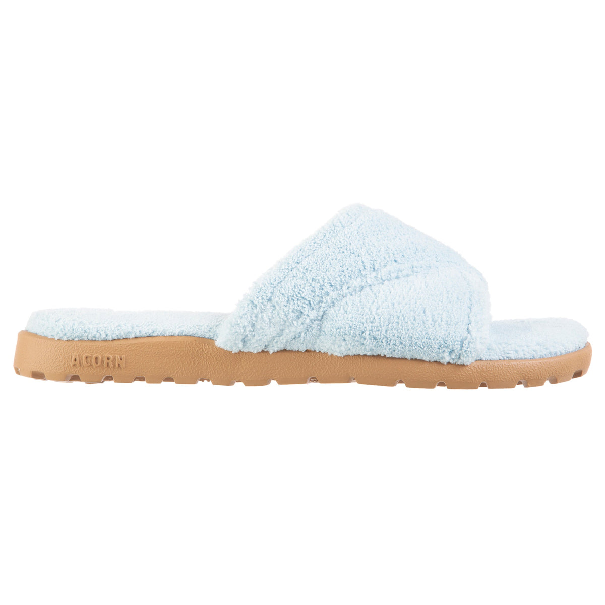 Women's Sunday Spa Cross-Wrap Slide Blue Slippers
#color_powder-blue