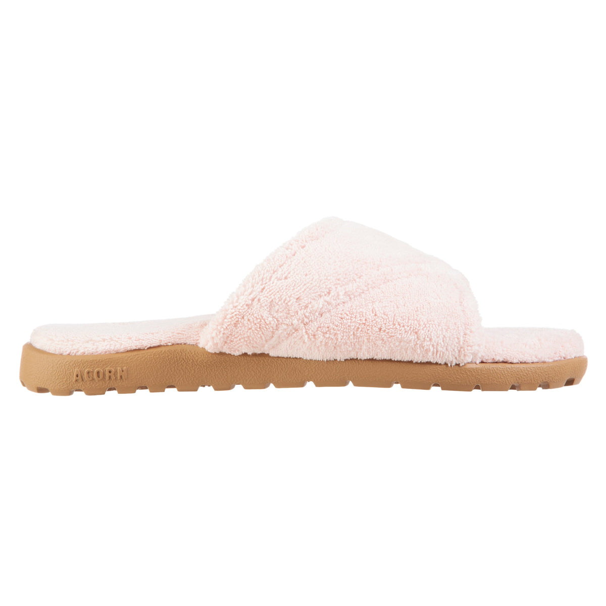 Women's Sunday Spa Cross-Wrap Slide Pink Slippers
#color_pink