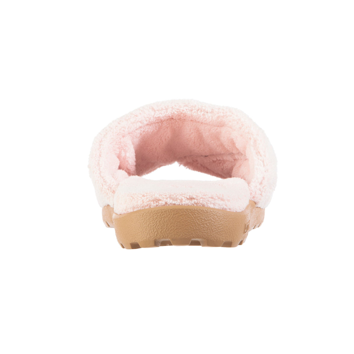 Women's Sunday Spa Cross-Wrap Slide Pink Slippers
#color_pink