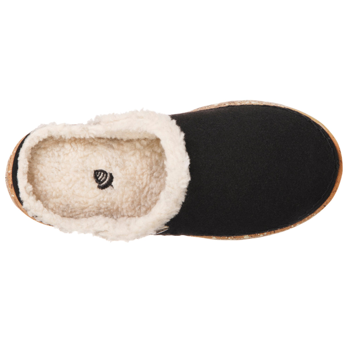 Women’s Acorn Recycled Rockland Clog - black top view#color_black