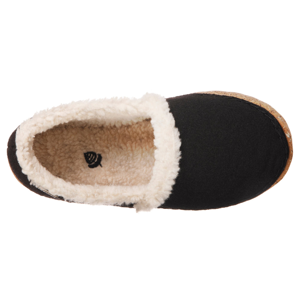 Women's Rockland Black Moccasin Slipper

#color_black