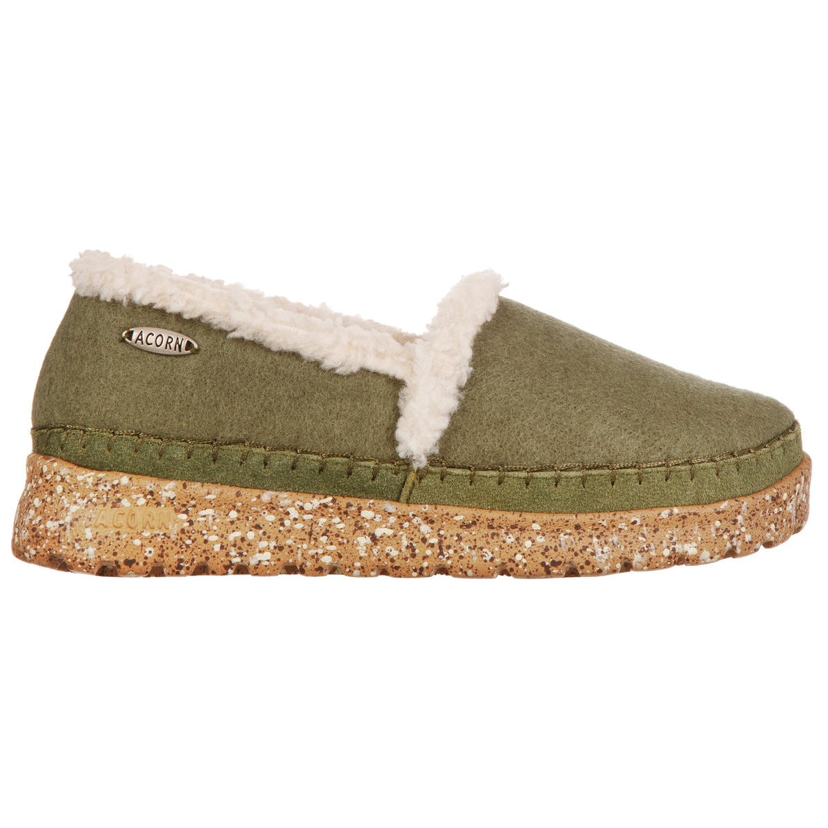 Women's Rockland Olive Moccasin Slipper

#color_olive