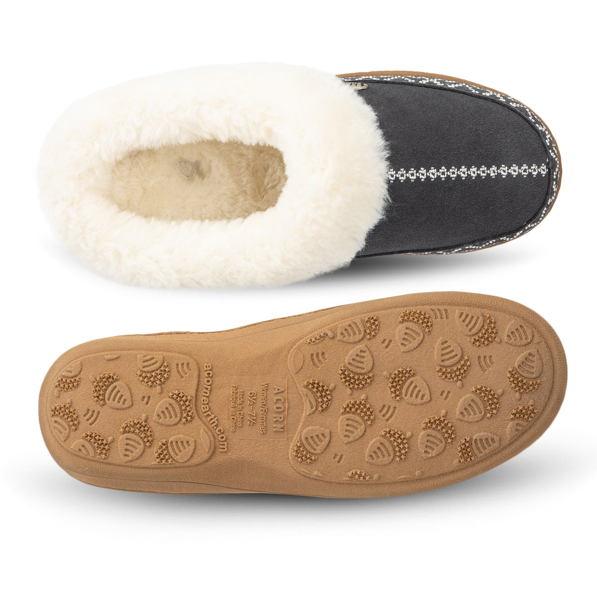 Women's Mineral Greta Embroidered Clog Slipper

#color_mineral