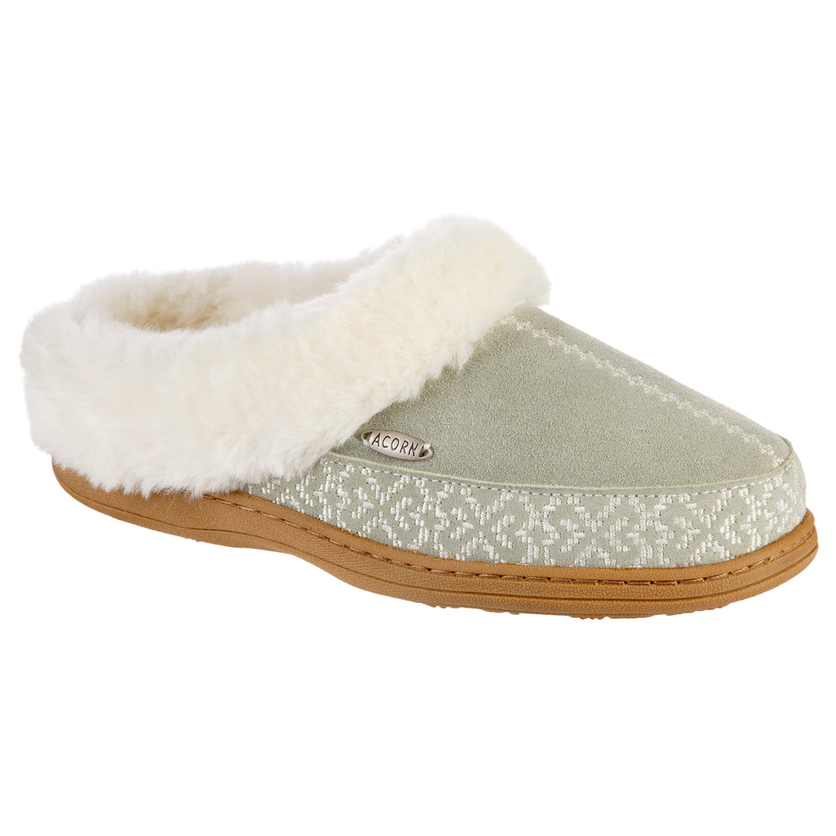 Women's Desert Sage Greta Embroidered Clog Slipper

#color_desert-sage