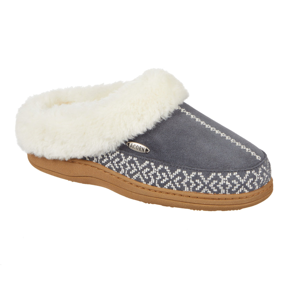 Women's Mineral Greta Embroidered Clog Slipper

#color_mineral
