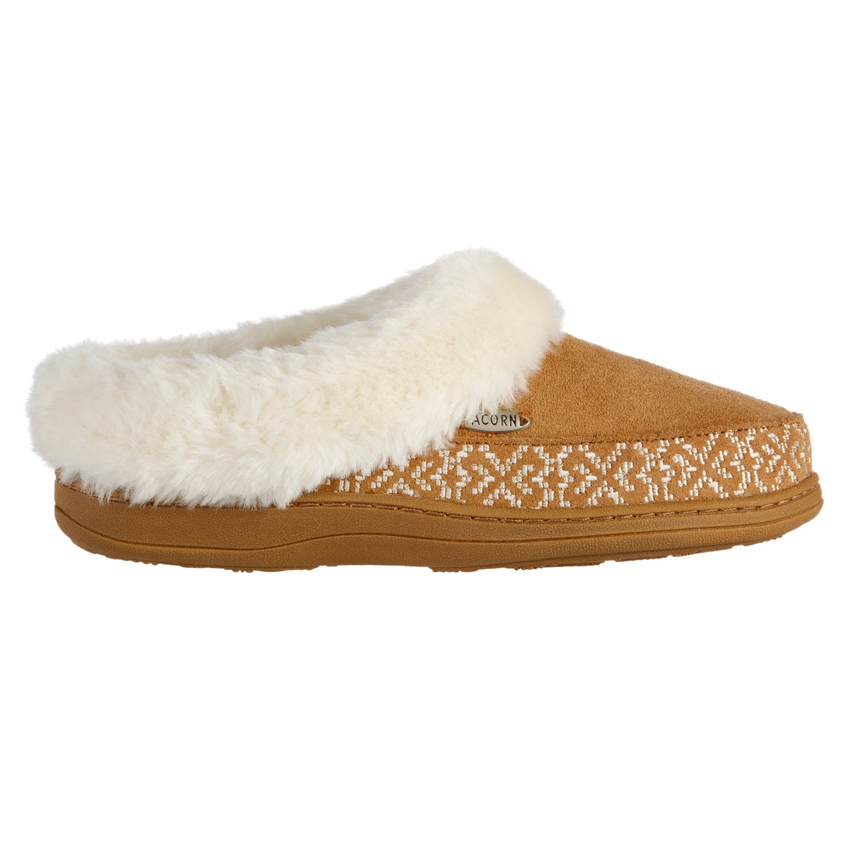 Women's Buckskin Greta Embroidered Clog Slipper

#color_buckskin