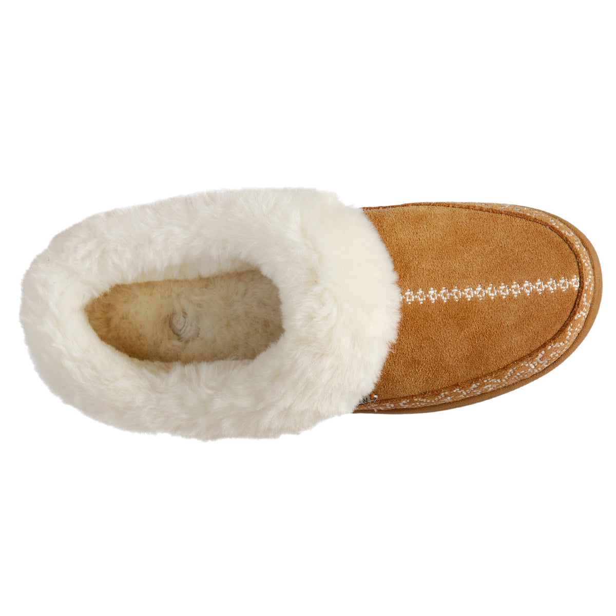 Women's Buckskin Greta Embroidered Clog Slipper

#color_buckskin