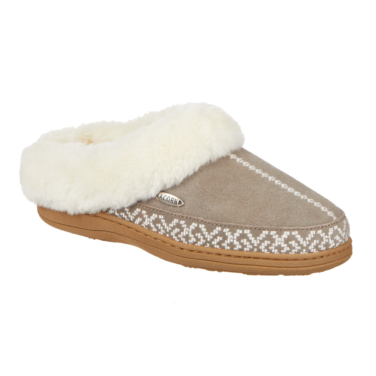 Women's Timber Color Greta Embroidered Clog Slipper

#color_timber