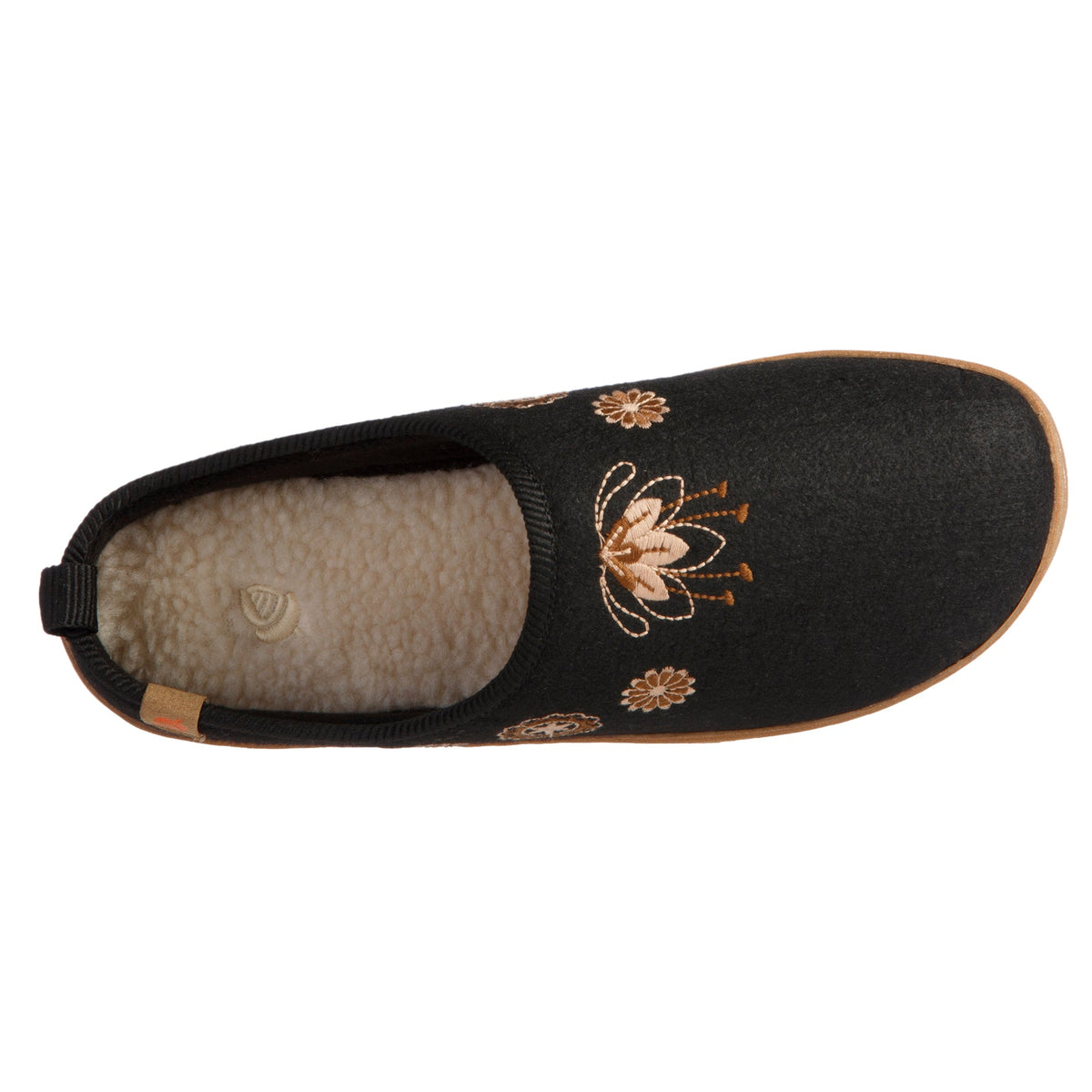 Women's Alexandra Black Clog Slipper

#color_black