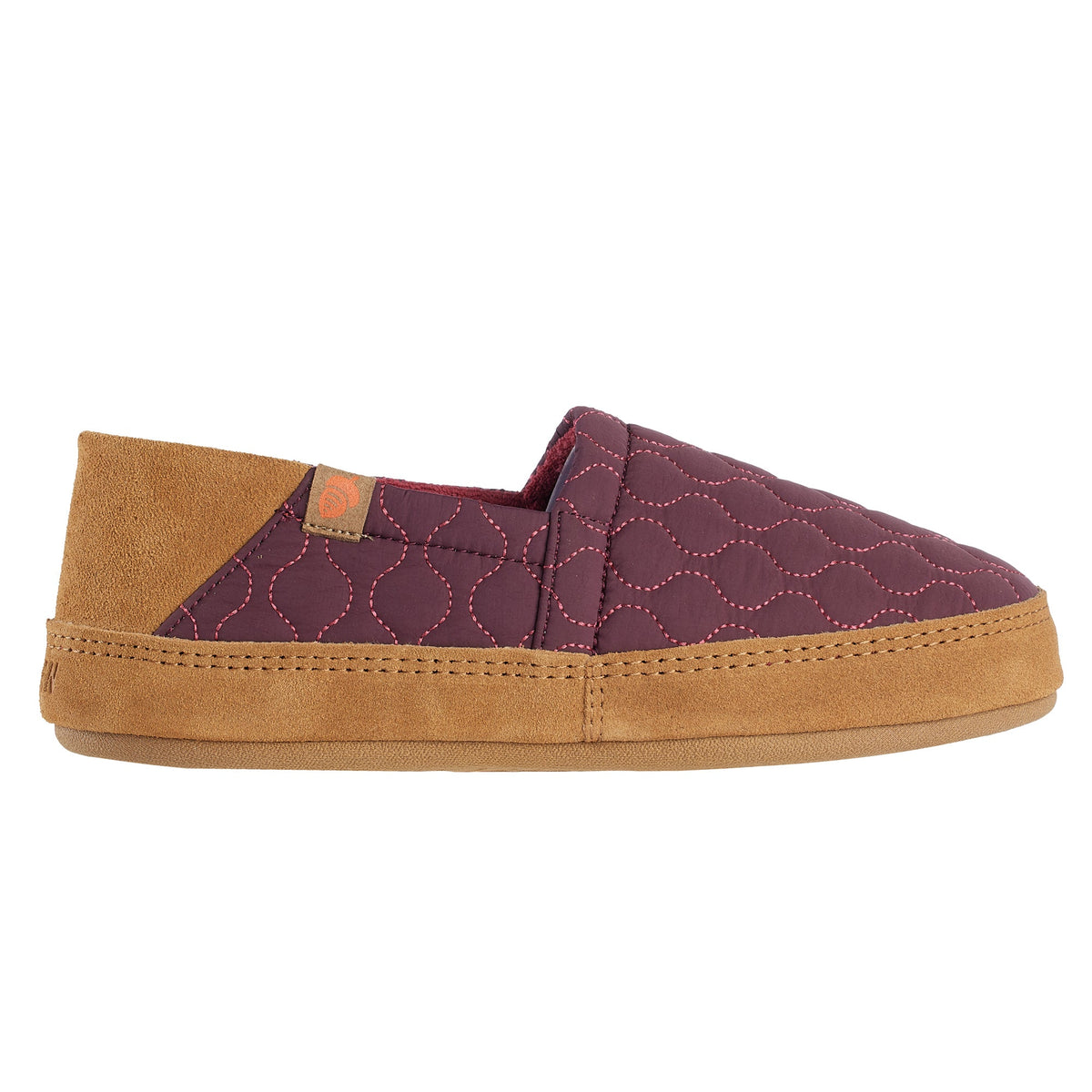 24003 Womens Walden Quilted Moc #color_raisin