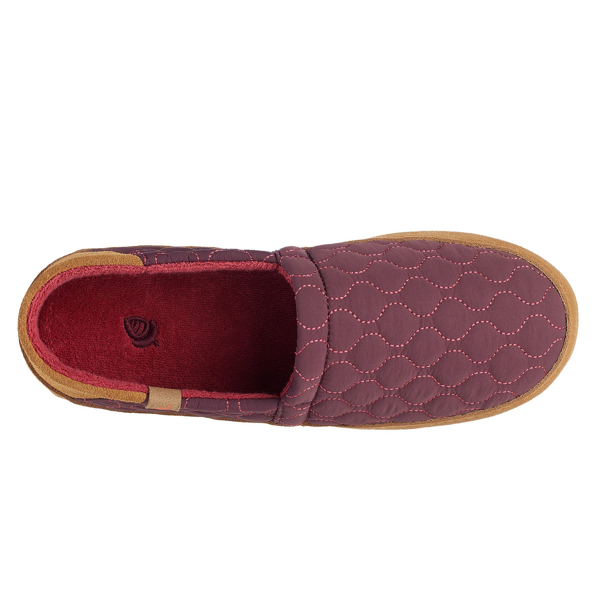 24003 Womens Walden Quilted Moc #color_raisin
