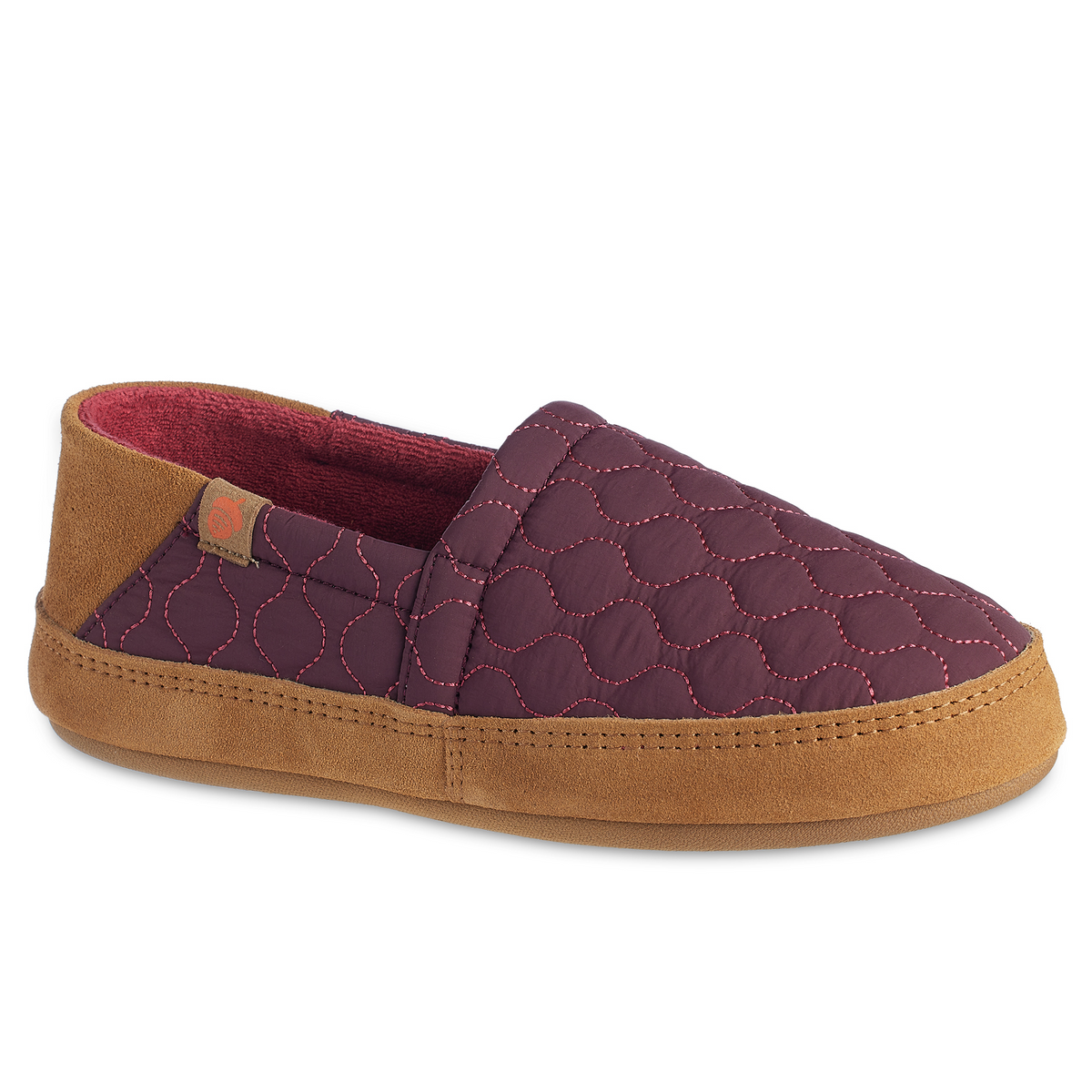24003 Womens Walden Quilted Moc #color_raisin