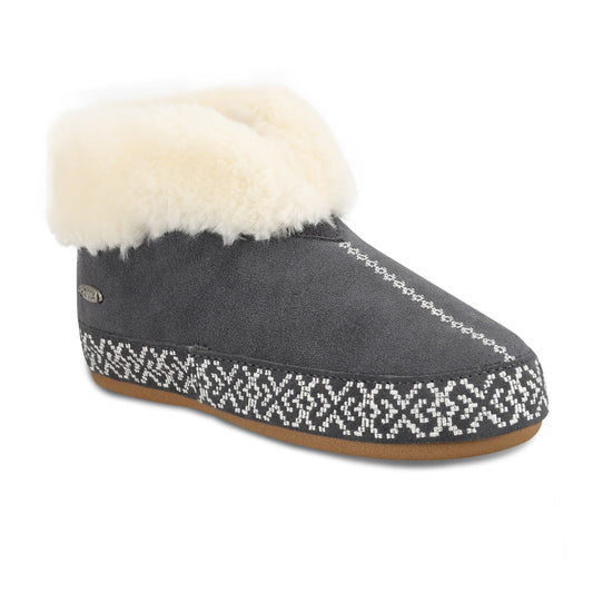 25200 Women's Greta Embroidered Bootie Slipper #color_mineral