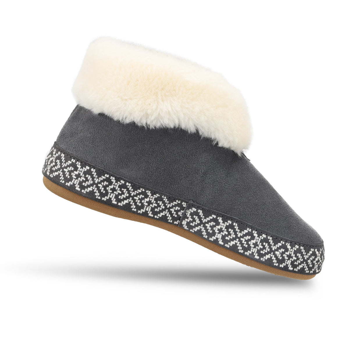 25200 Women's Greta Embroidered Bootie Slipper #color_mineral