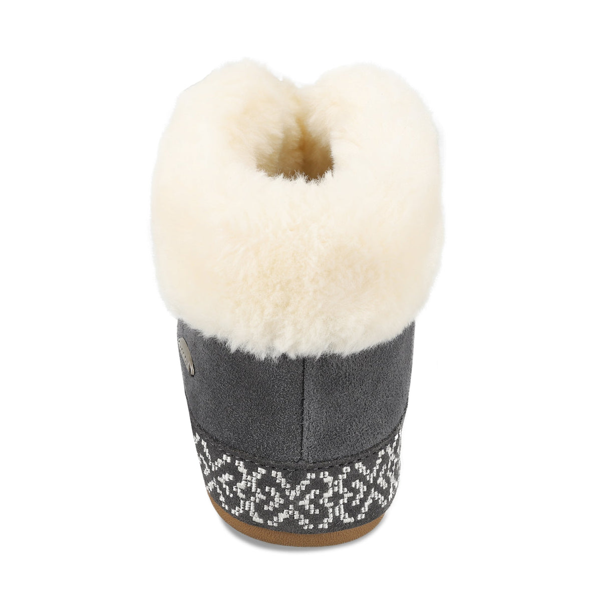 25200 Women's Greta Embroidered Bootie Slipper #color_mineral