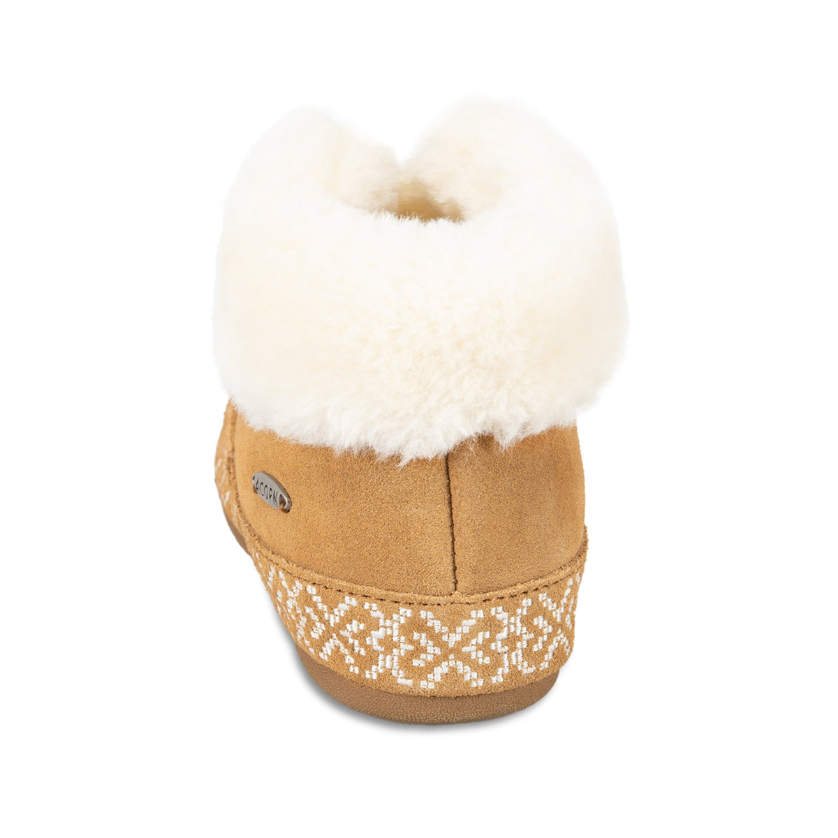 25200 Women's Greta Embroidered Bootie Slipper #color_buckskin