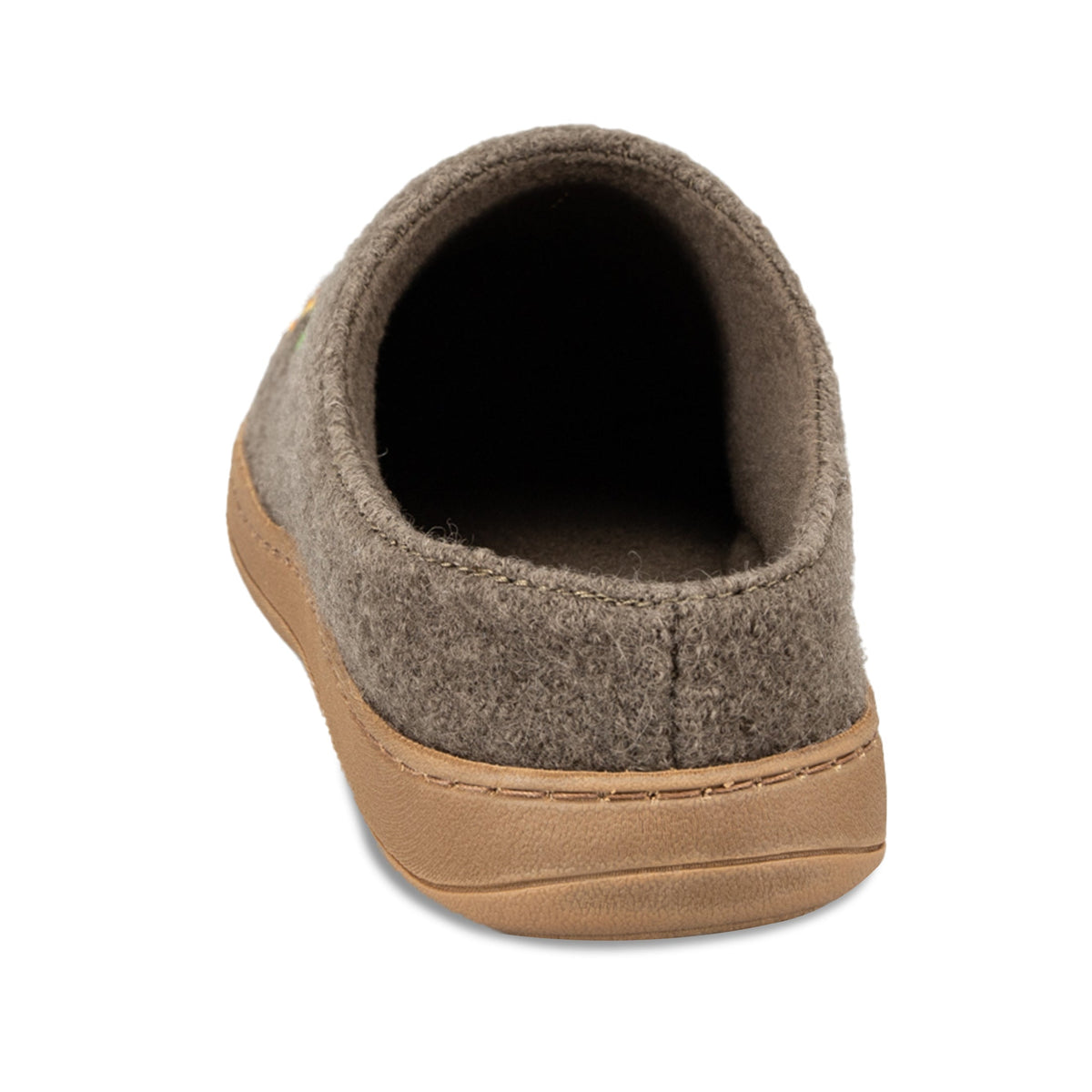 25207 Women's Embroidered Boiled Wool Clog #color_timber