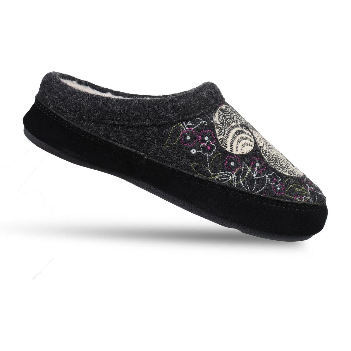 10077 Women's Forest Mule Slippers #color_grey-squirrel