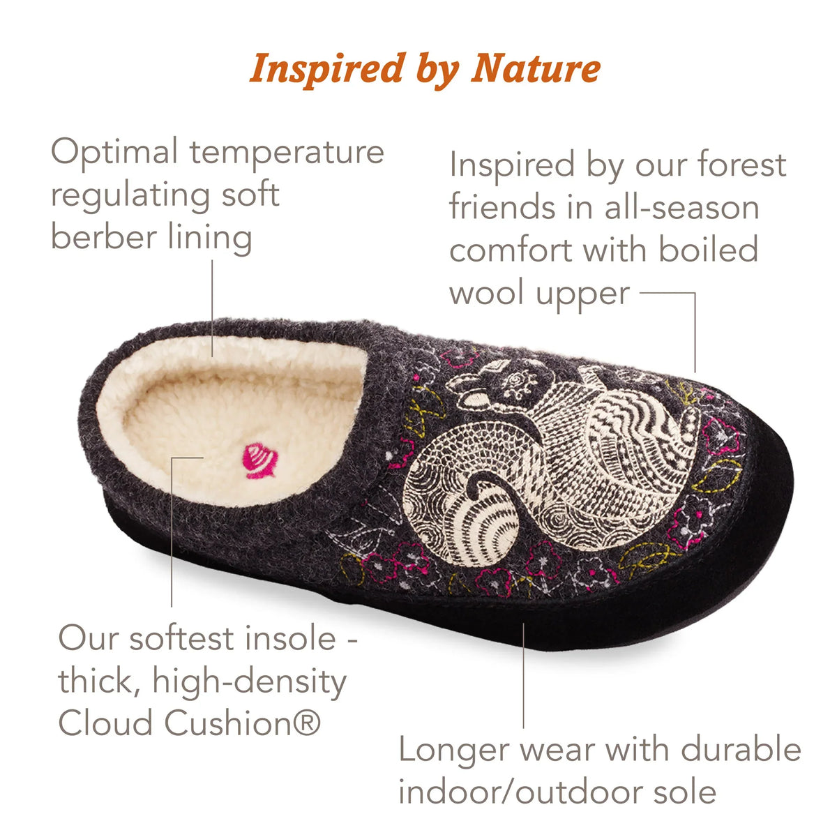 10077 Women's Forest Mule Slippers #color_grey-squirrel
