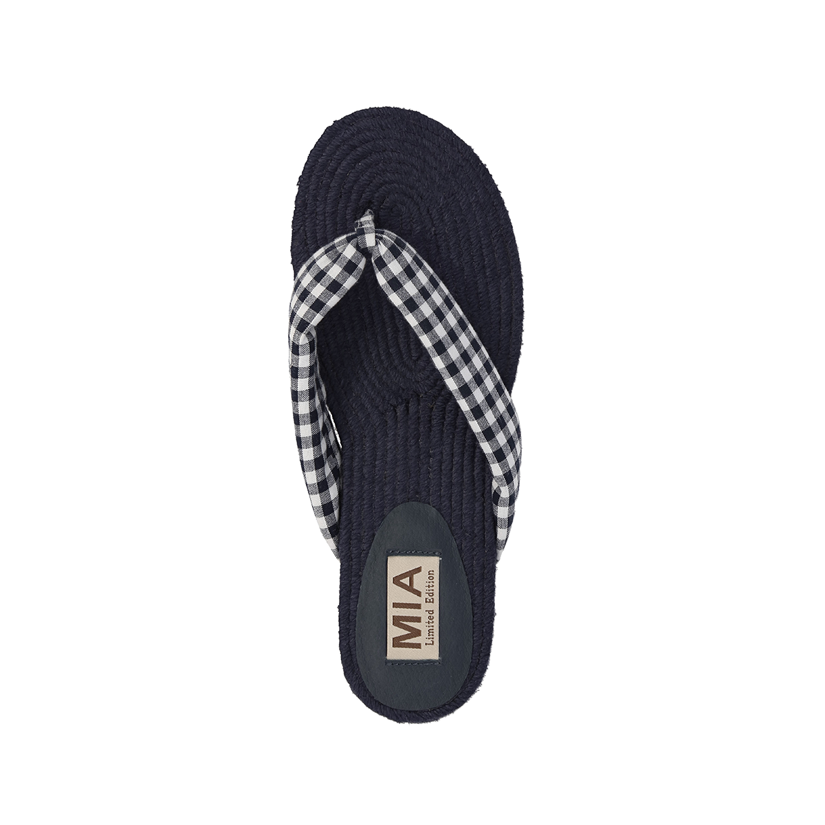 ALEENA - NAVY GINGHAM