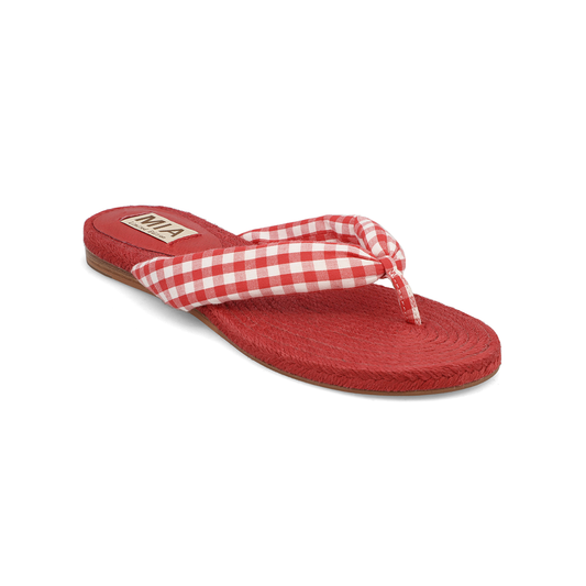 ALEENA - RED GINGHAM