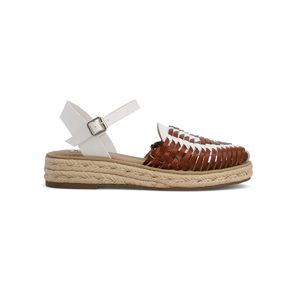 ESHANI - WHITE/COGNAC