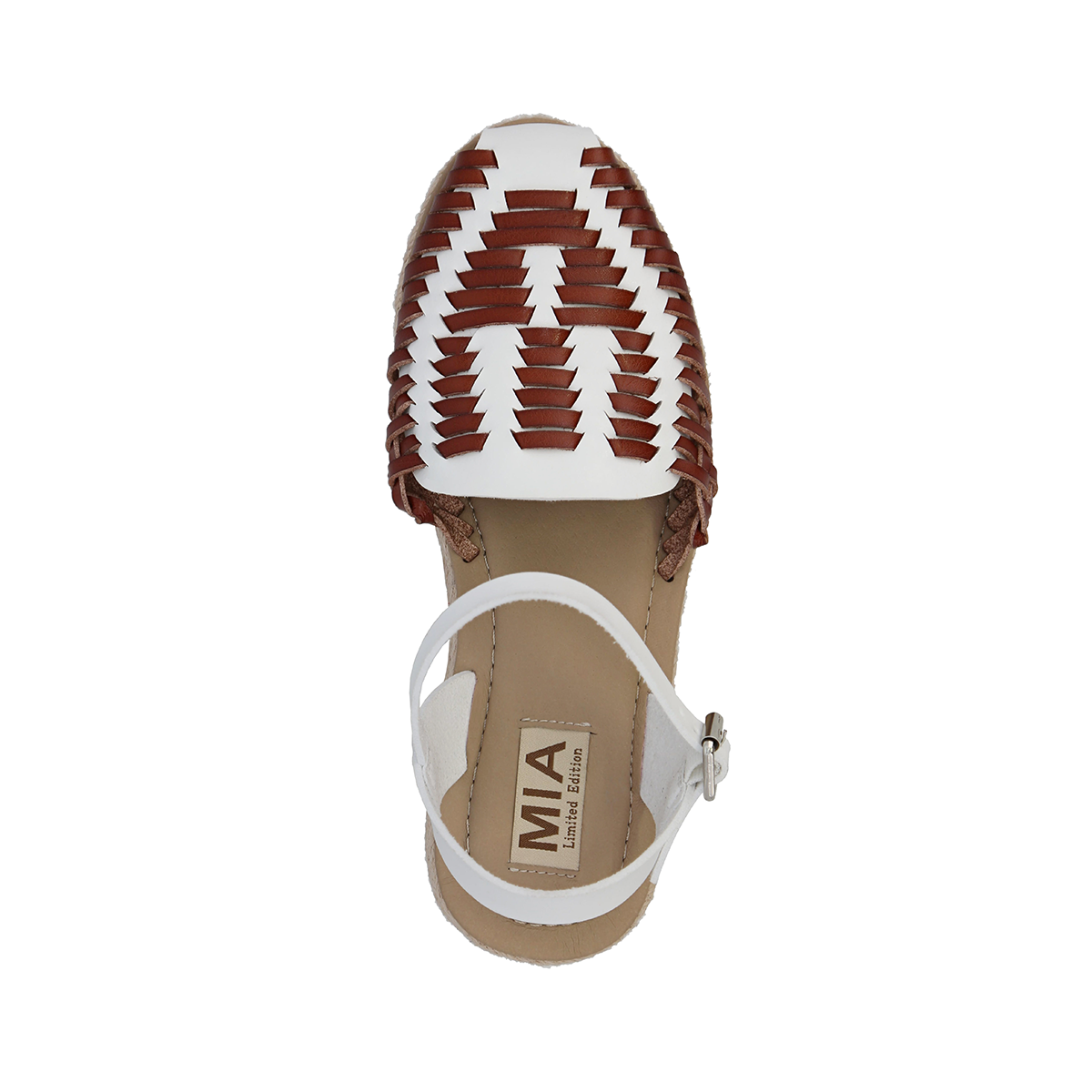 ESHANI - WHITE/COGNAC