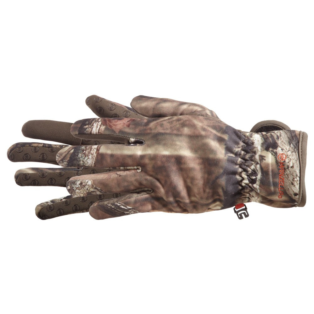 Men's Bow Ranger Hunting Gloves Pair Side View#color_brown