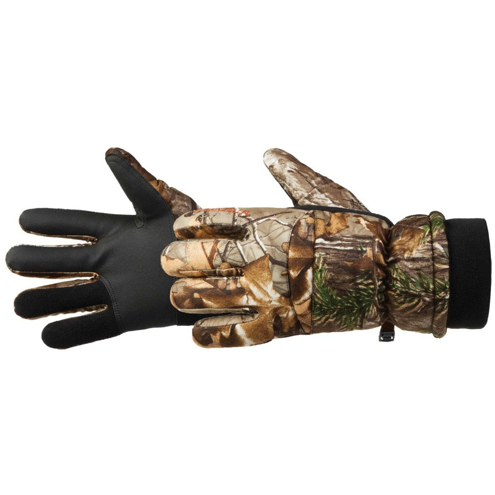 Men's Insulated Tricot Hunting Glove Pair Side Profile
#color_brown