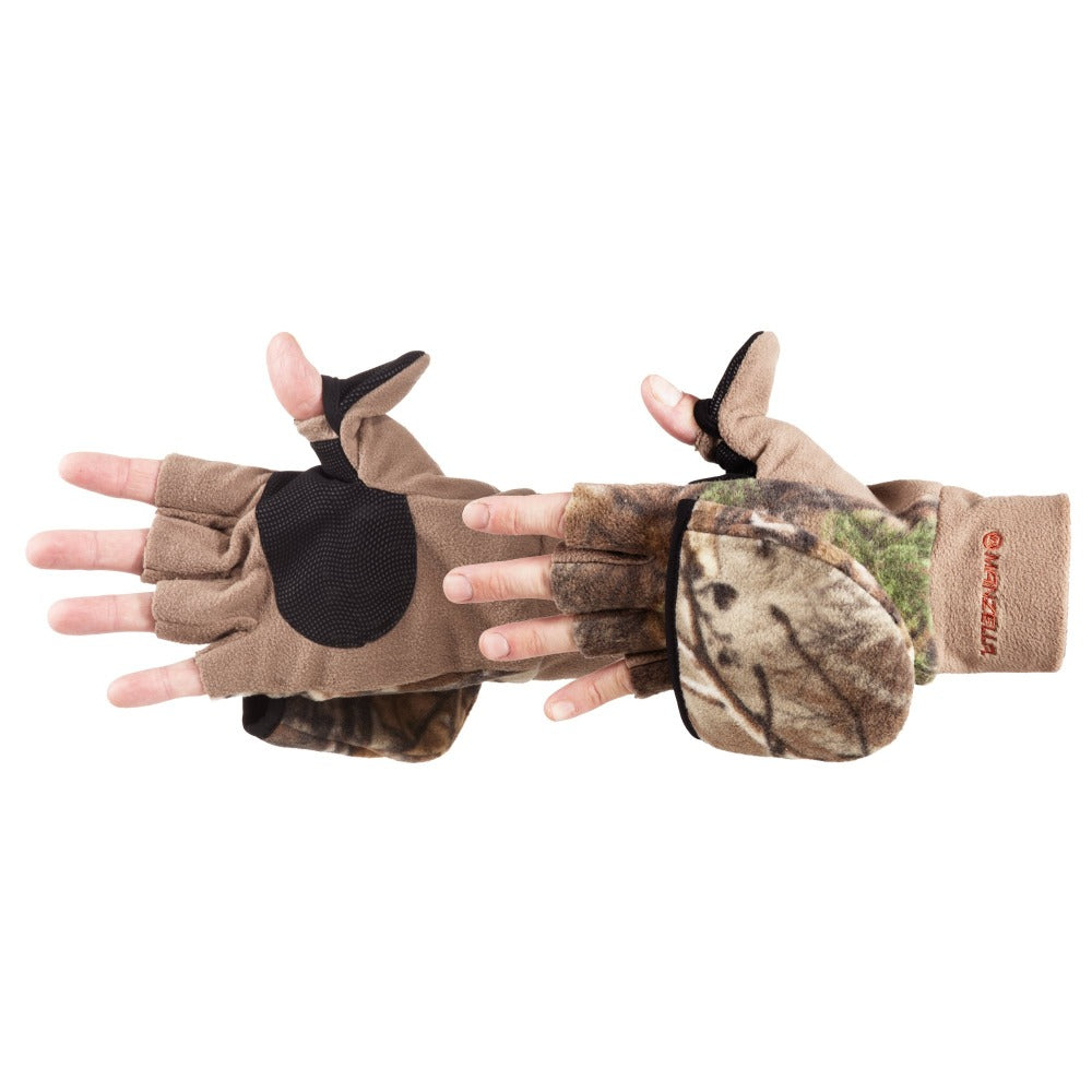 Men's Hunter Convertible Gloves in Realtree Xtra Pair Side Profile
#color_realtree-xtra